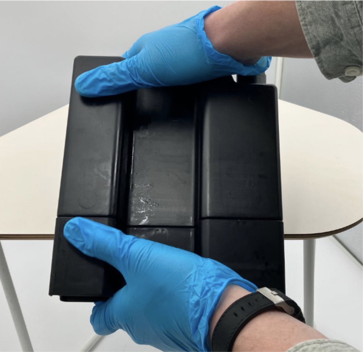 レジンカートリッジを廃棄する